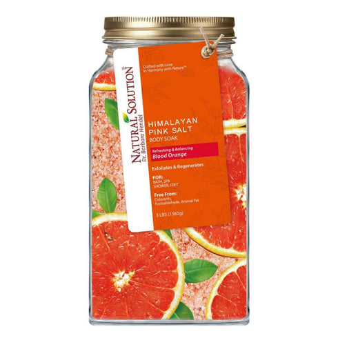 Himalayan Pink Bath Salt Blood Orange - 3 lbs | NATURAL SOLUTION